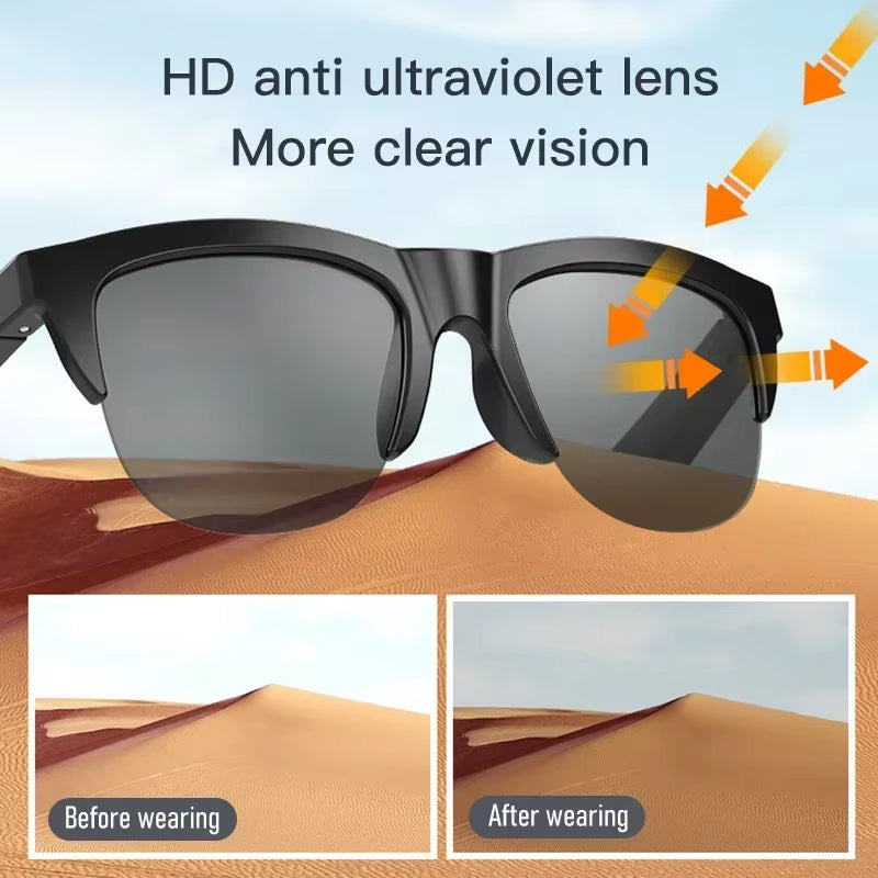 MIJIA Smart Sunglasses Glasses Bluetooth Call Outdoor Sports Headphones HIFI Blue Light Waterproof Anti-Uv for Men Women