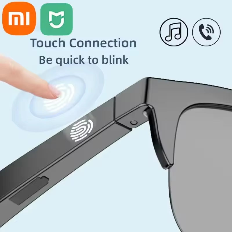 MIJIA Smart Sunglasses Glasses Bluetooth Call Outdoor Sports Headphones HIFI Blue Light Waterproof Anti-Uv for Men Women